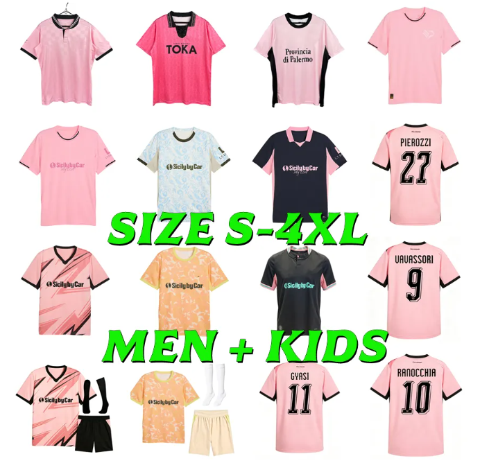 2026 2027 Palermos Soccer Jerseys 2003 2004 retro POHJANPALO RANOCCHIA PALUMBO JOHNSEN PIEROZZI BANI maillots de futbol maglia da calcio Football Sh