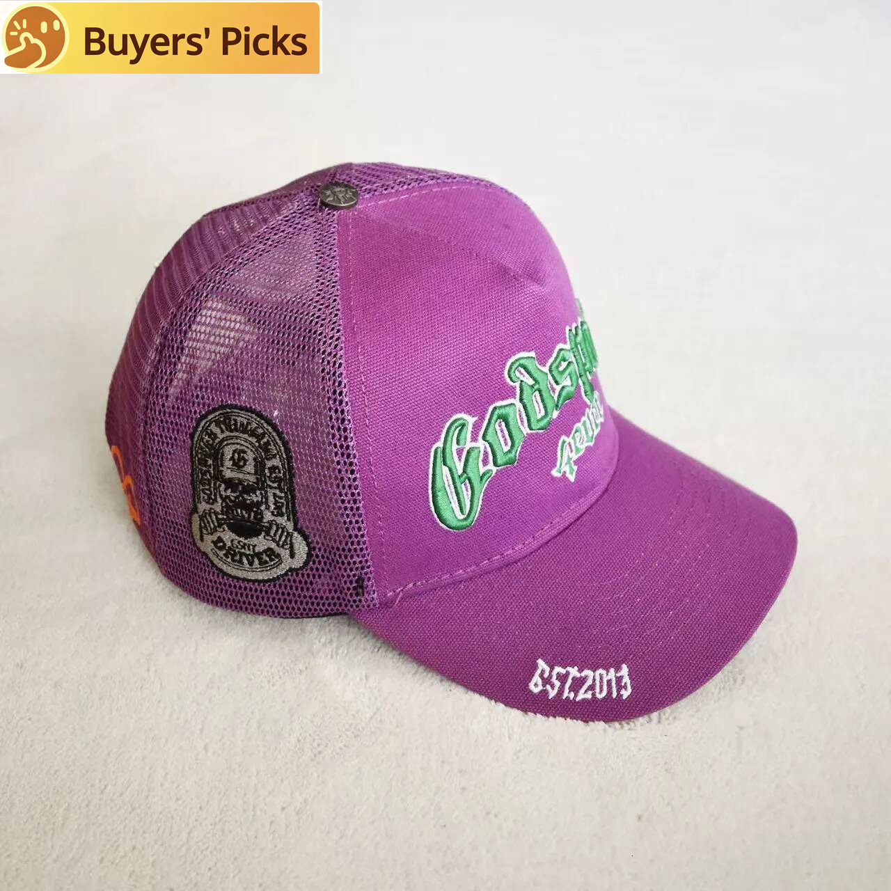 Designer Godspeed Truckers' Style Cap Versatile Snapback God speed hats Baseball Headgear hip hop Adjustable Strap for Unisex Casual Wear