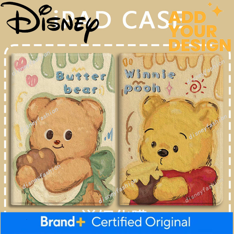 Winnie the Pooh for iPad 11Th Tablet 2025 Model 11inch Airbag Mini7 European and American Style 10.9 Full Coverage Air6/7 Protective Case 10Th Gener