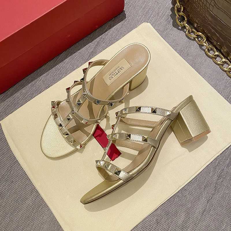 Women's Sandals Gladiator Summer 2026 Luxury Brand Designer Heeled Slipper Leather Silver High Heels Ladies Shoes Women Q260916