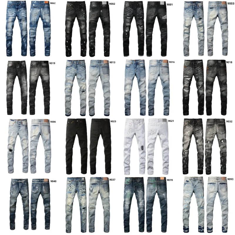 2026 Correct Version 1:1 purple jean purple jeans Designer Jeans Mens Jeans Summer Fashion Trousers Men Pants High Quality Retro Street Wear Denim J