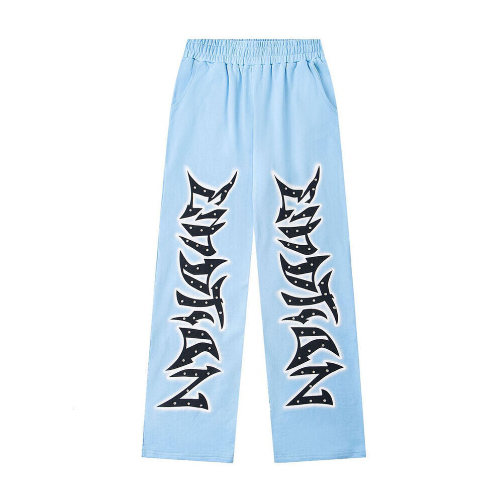 Mix Emotion Designer Pants Mens Gothic Punk Sweatpants Pocket Basketball Jogging Mixed Emotion Pants Sports Casual Loose Cotton Man Cargo Emotion Mi
