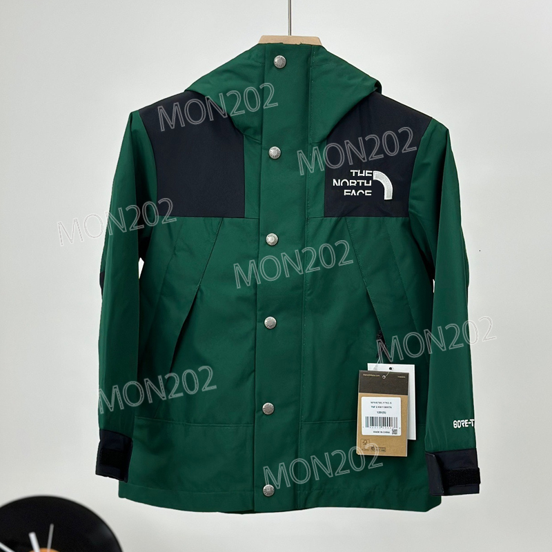 Free Shipping Kids trench coat High Quality Color Block Hooded Mountain Jacket Boys GirlsOutdoor Hiking Coat Multi Casual Outerwear Windproof Water