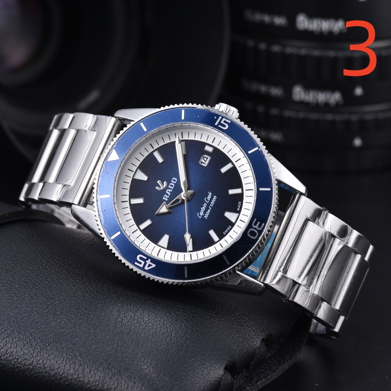 Hot selling Rad Wristwatch for Men 2026 New mens Watches Three needles Quartz Watch High Quality Top Luxury Brand designer Clock Steel Strap Fashion