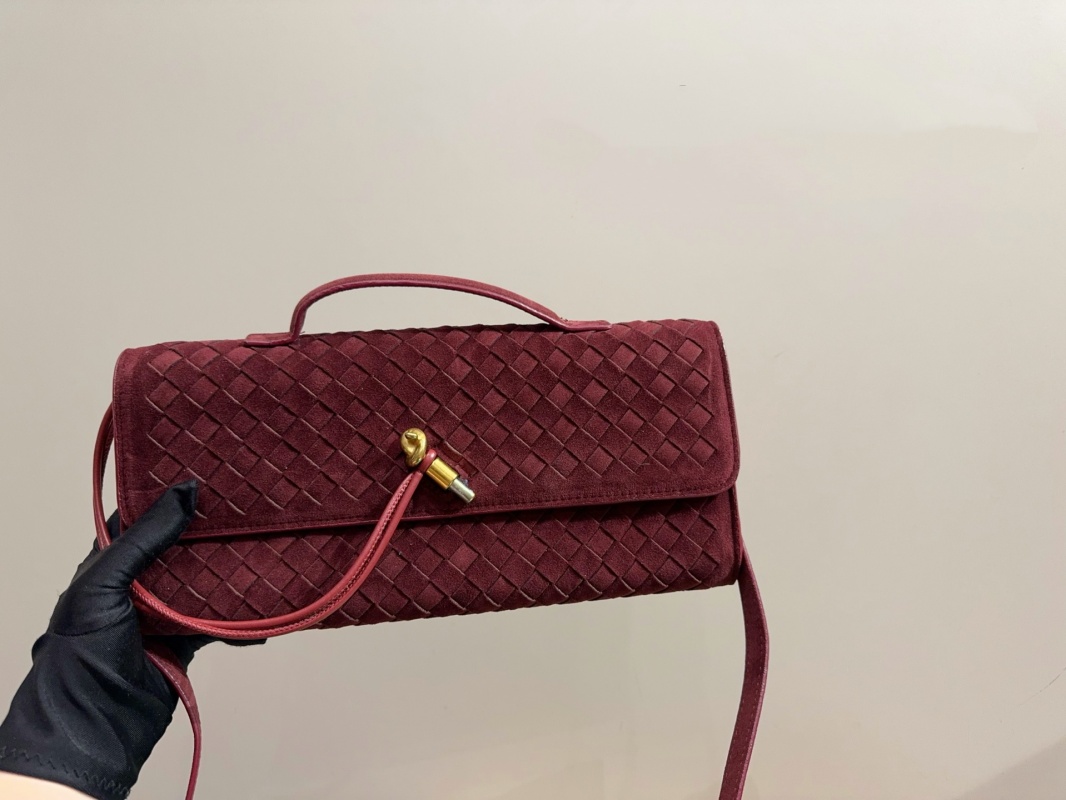 BV bags Andiamo suede long woven handbag Envelope wallet women Fashion shopping shoulder bag crossbody messenger bag briefcase designer basket purse