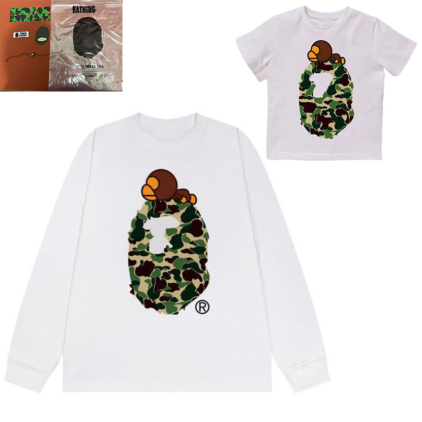 Kids Long Sleeve Crew Neck T Shirt 100% Cotton Soft Breathable Plain Basic Tee for Boys Girls clothes Spring Autumn Casual Children Tops 90 to 170