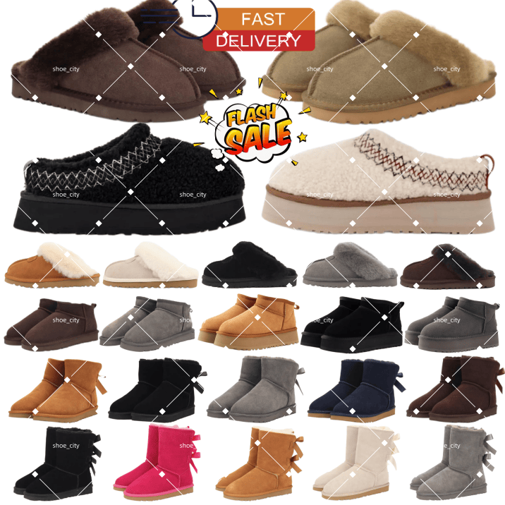 designer snow boots women tasman tazz womens suede platform bootes Australia 54 ultra mini purple khaki silver yellow keep warm winter outdoor sanda