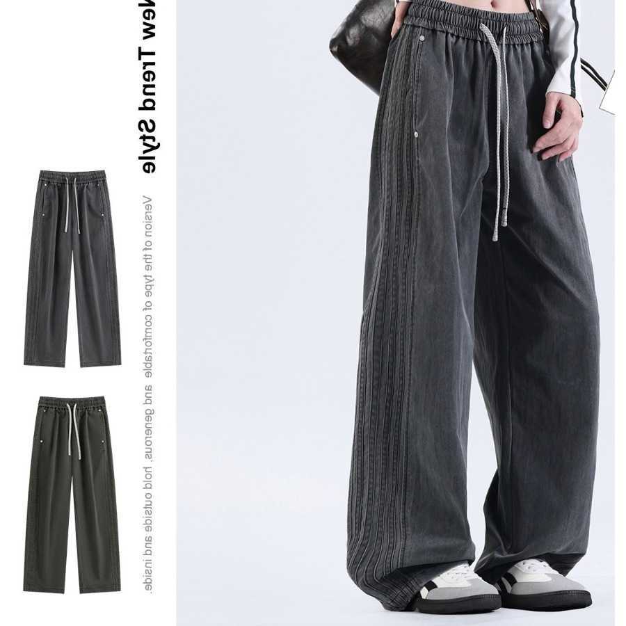 New 2026 Autumn and Winter Outdoor Mountain Style Casual Pants for Men Loose and Versatile Sports Plus Size Pants D260916