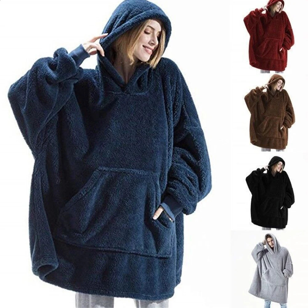 10 Colors Fleece Unisex Loose Hooded Coats Autumn Winter Add Velvet Lover Men And Women Pullover Sweatshirt FYY-9008 260916