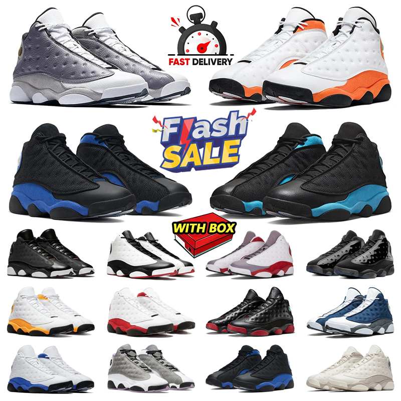 2026 13 13s Men Basketball Shoes Midnight Navy Reverse He Got Game Wheat University Blue Wolf Grey Black Flint Playoffs Lucky Green 40-47