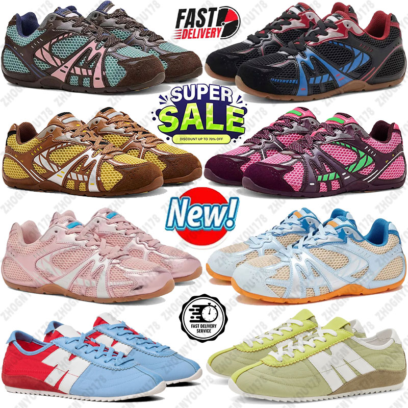 Rare Discontinued mj Ladies Trainers 72 Spring Sneakers Y2K trainers Daisy Yellow Multi running shoes yellow Retro Womens Fashion Designer Streetwea