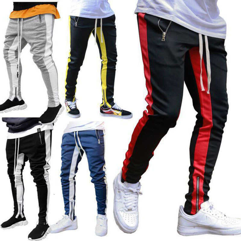 Fashion Casual New Pants Men's Sportswear Skinny Male Trousers Gyms Tracksuits Bottoms Hip Hop Streetwear Joggers Sweatpants D260916