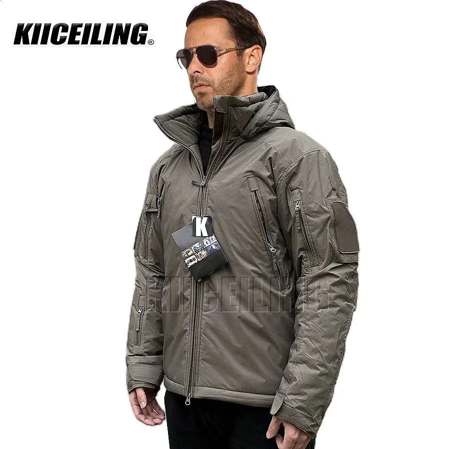 KIICEILING MIG 4.0 Tactical Jackets For Men Winter Warm Waterproof Jacket Hiking Down Parkas Women's Coat 260916