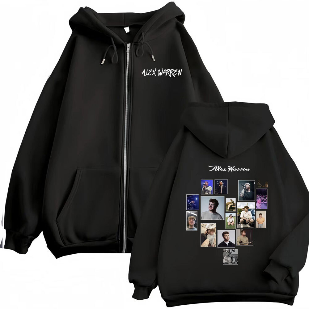 Warren Little Orphan Alex Live Tour 2026 Zipper Hoodies Men's Clothing Vintage Zip Up Sweatshirts Long Sleeve Hoodie Jacket J260916