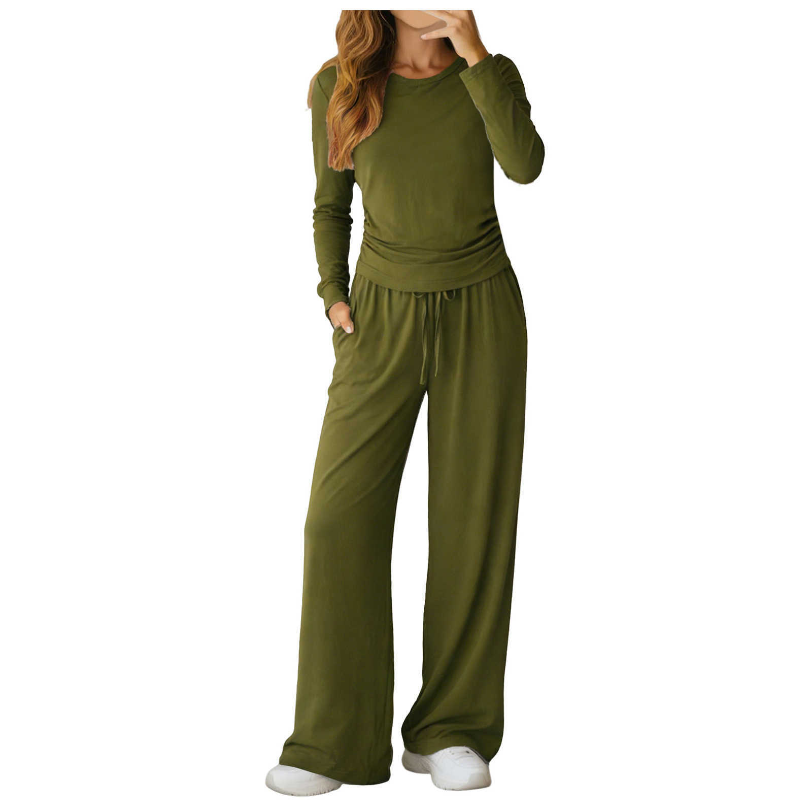 2 Womens Piece Matching Sets Fall Fashion Knit Sweater Airport Travel Vacation Outfits Gym Sweatsuits 2 Piece Outfits 2026 S260916U47K