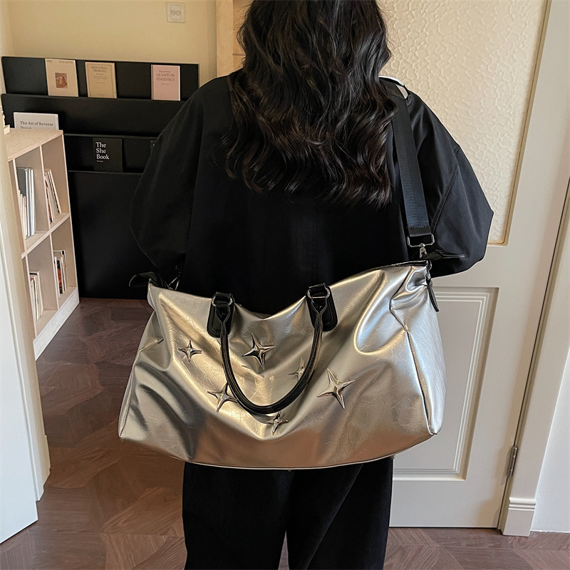 Casual Large-Capacity 2026 Fashion Casual Commuter Backpack Simple Stylish Shoulder Crossbody Tote Bag TB BHULAMTE