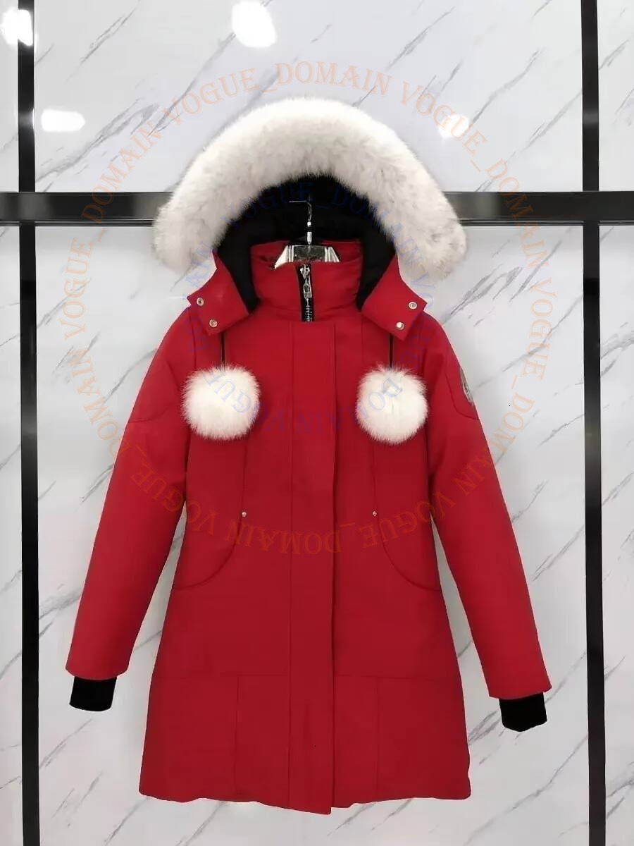 Moose Designer Parkas Jackets Mens Outdoor Windbreakers Puffer Short Parka Down Jacket Removable Fur Collar Unisex Loose Fit Winter Thick Warm Coat