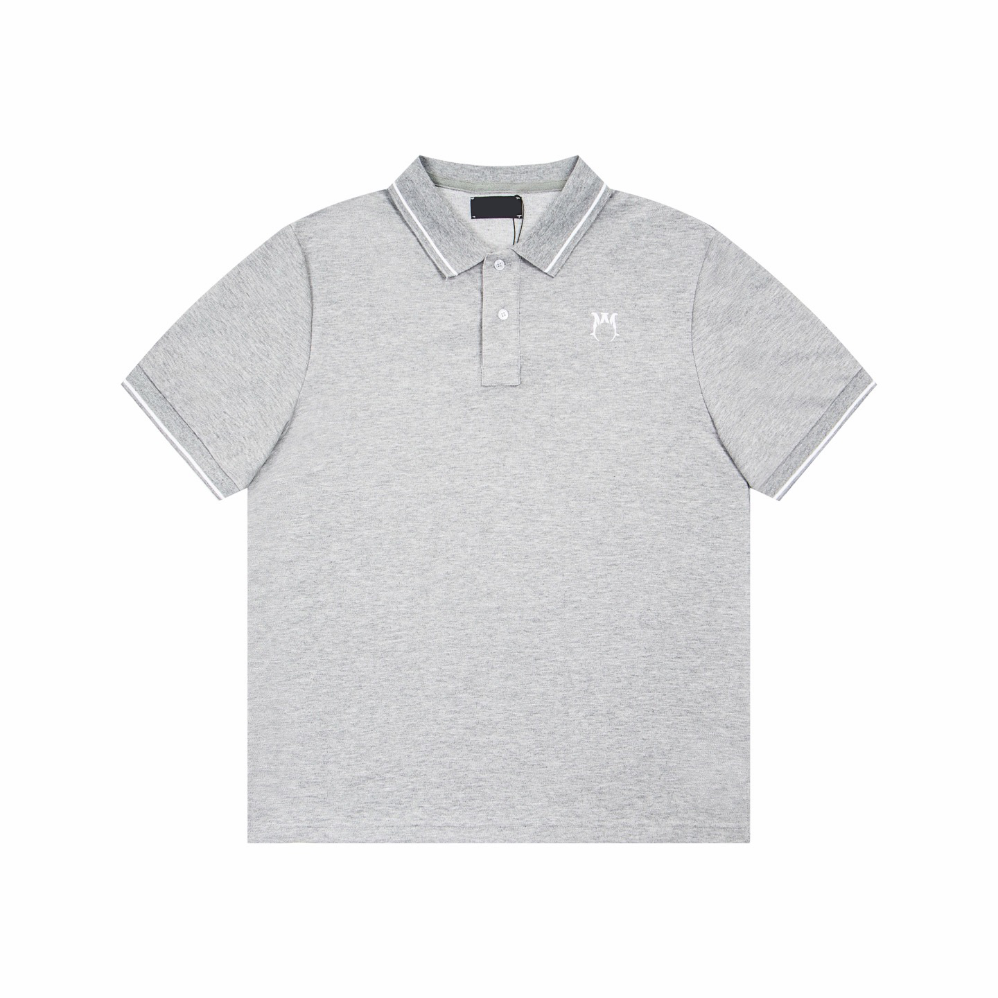 Men's Plus Tees & Polos Round neck embroidered and printed polar style summer wear with street pure cotton cyy9642 5uj