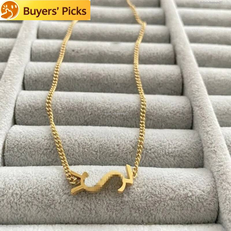 Top Quality Women Designer Earrings Necklace Stainless Steel Trendy Style Gold Silver Rose Colors Sets Heart Letter Love Pendant Fashion Jewelry Who