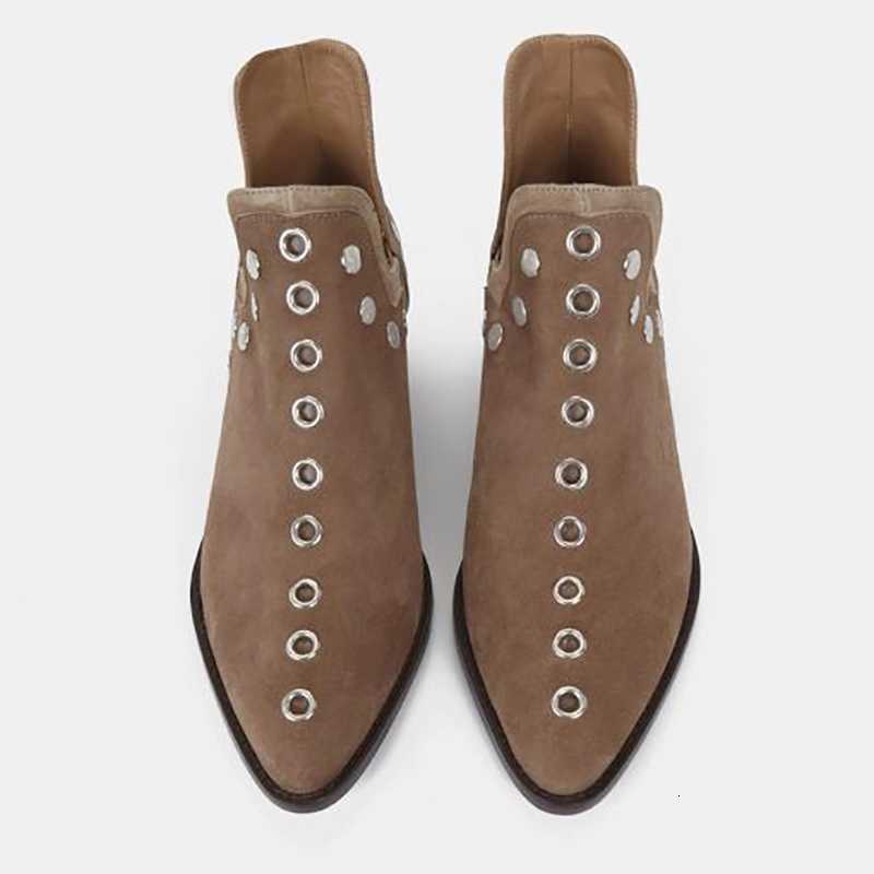 New Boots Autumn Women's Ankle Versatile Pointed Personalized Short Boots for Women Plus Size43 D260916