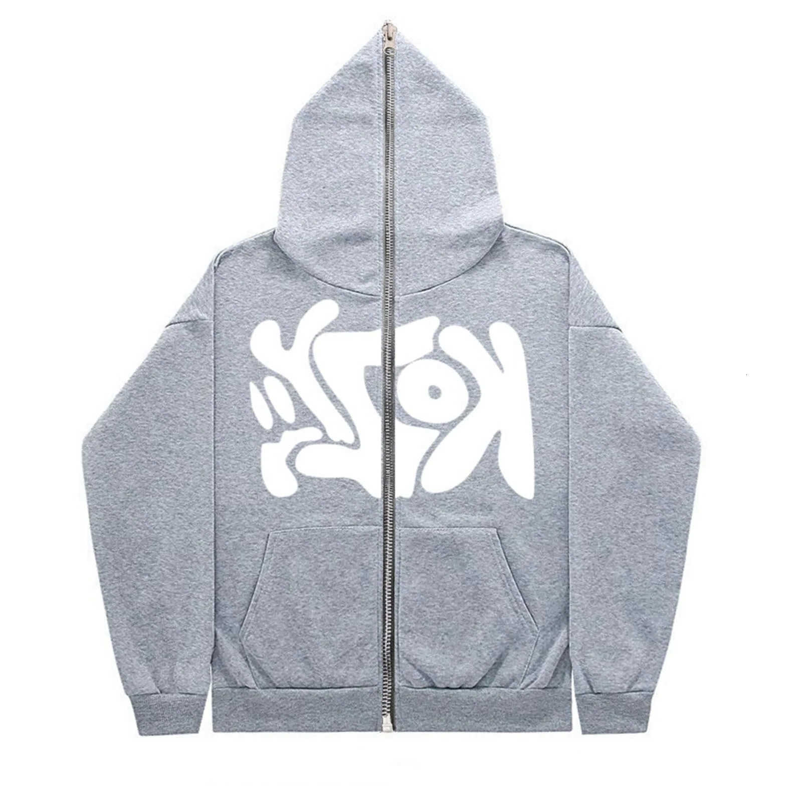 zip 2024 full unisex fashionable hoodie casual zipper hoodie print pattern balances fashion and functionality Size S-3XL C260915 C2609151
