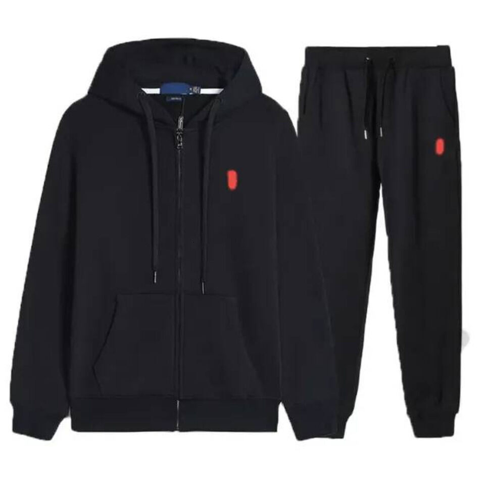 Ralfloren Tracksuits 2026 New Polo Suit Men's Classic Brand Women's Zipper Pants Sets Pullovers Jackets Sports 2 Piece Set Of Pony Embroid