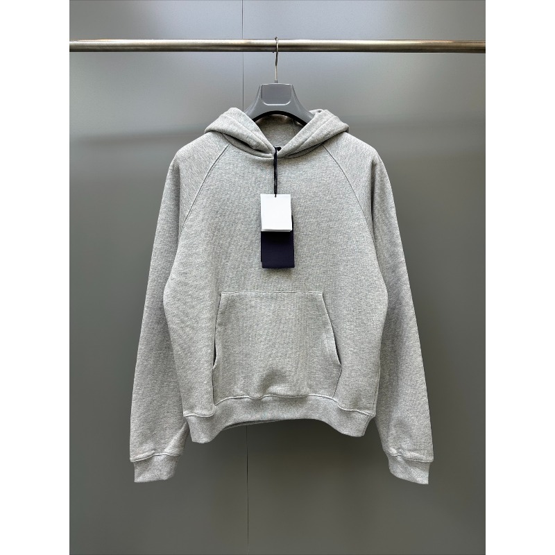 High Quality Pr 100 Cotton Knit Casual Fashion Hoodies with Spliced Leather Elbow Patches Men Women Comfortable Sweatshirts Men's Clothing