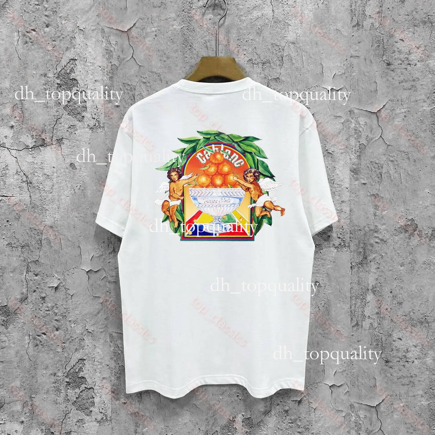 Casastshirt Mens T Shirt Quality Mens Designer Pure Cotton Trendy Ca Sas Brand Tshirt Crew Neck Short Sleeve Vintage Short Sleeve Casaa Tshirt Graph