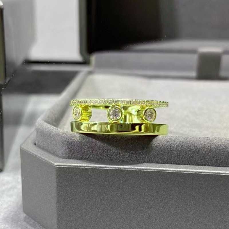 Rings Band Rings 925 Sterling Gold Rose White Gold Ring Women Europe And America Retro Jewelry Gift Finger Ring Romantic Diamond Ring Gift EE S26091