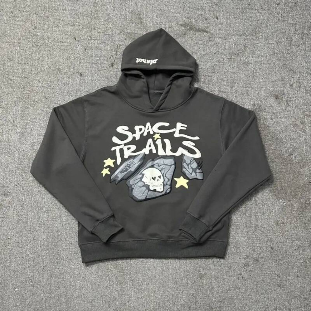 Plantets Hoodie Mens Designer Planet Pullover Cotton Hoody Jacket Casual Fashion Punk Hip Hop Y2k Streetwear Couple Foam Graphic Hoodies 06B
