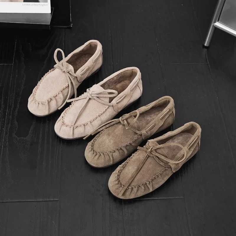 AIYUQI Women Loafers British Style 2026 New Genuine Leather ie Shoes Women Flat Non-slip Slip-on Moccasins For Women Q260916