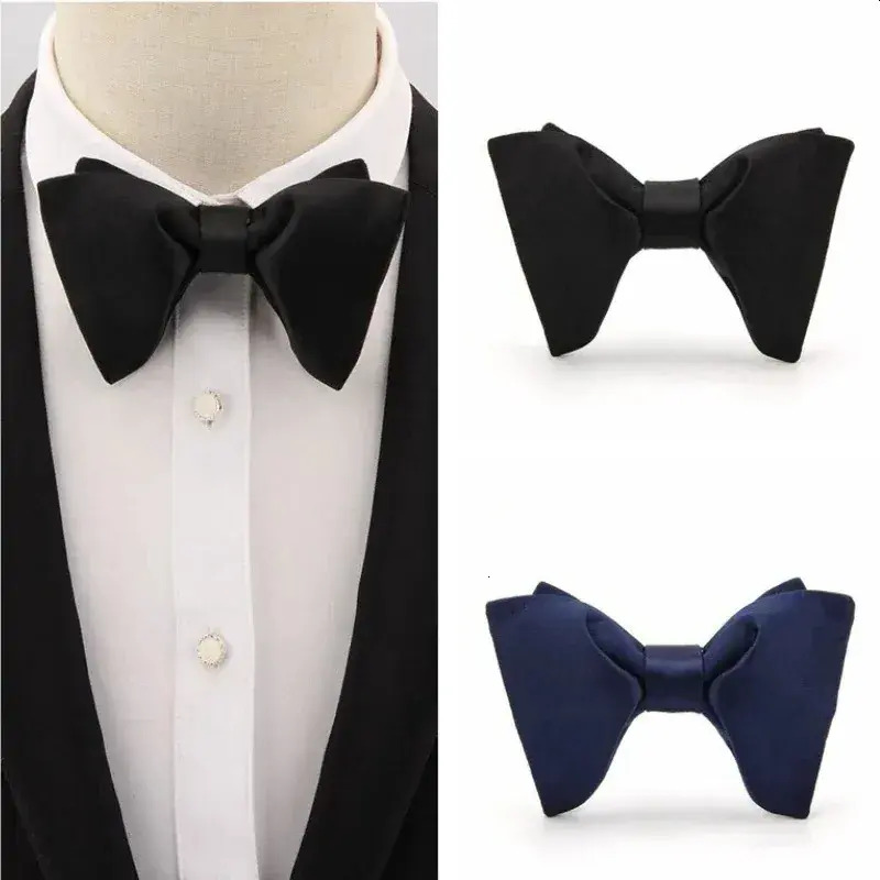 2026 Women Formal Neck Accessory Lavender Navy Blue Bamboo Fiber Bow Selftie Handtying Tie For Men Novelty Tatting Neckwear Unique Men's Suit A