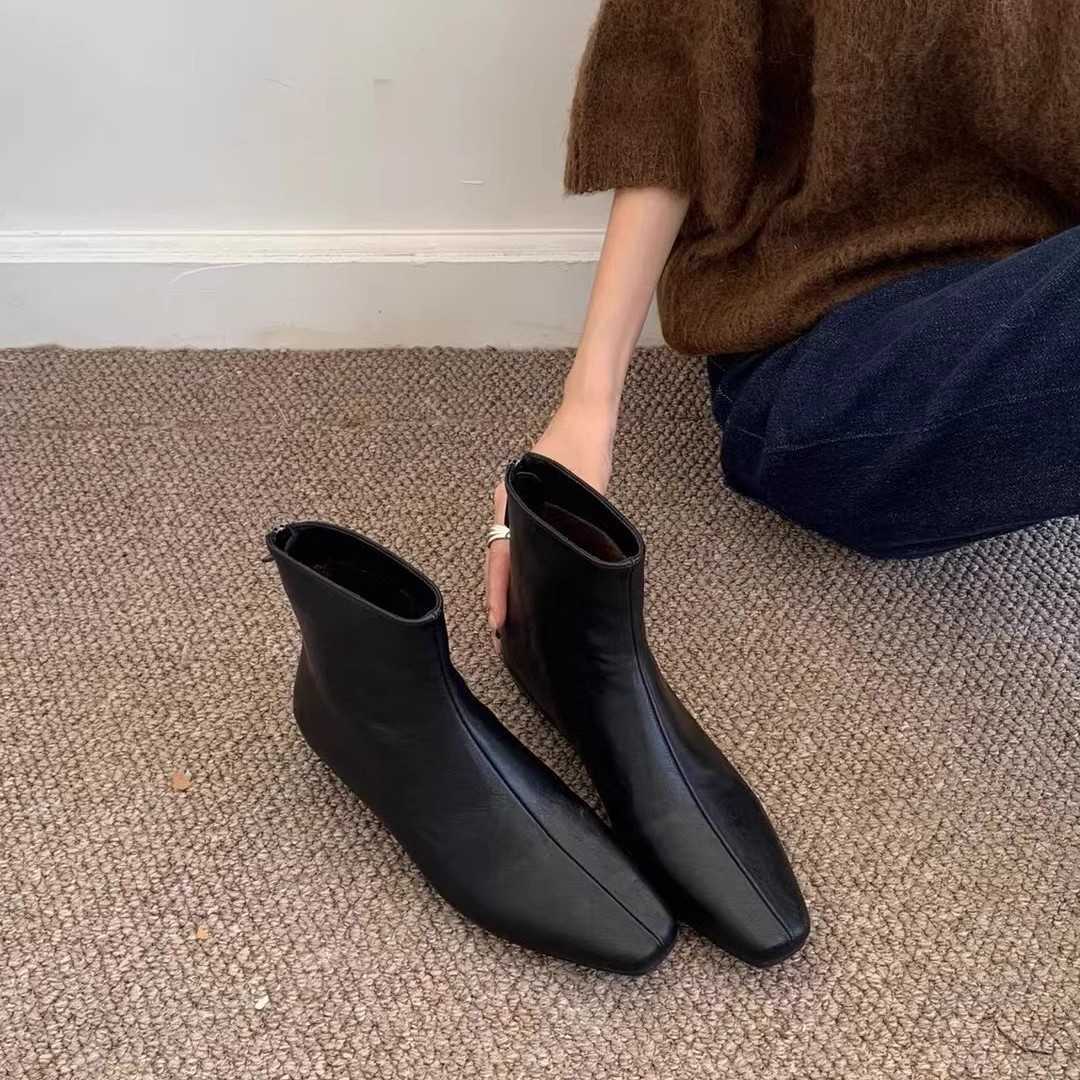 Stretch Vintage Suede Slim Woman Short Boot Casual Low Heel Shoes Autumn Ladies Party Mordern Ankle Shoes 2025 New D260916