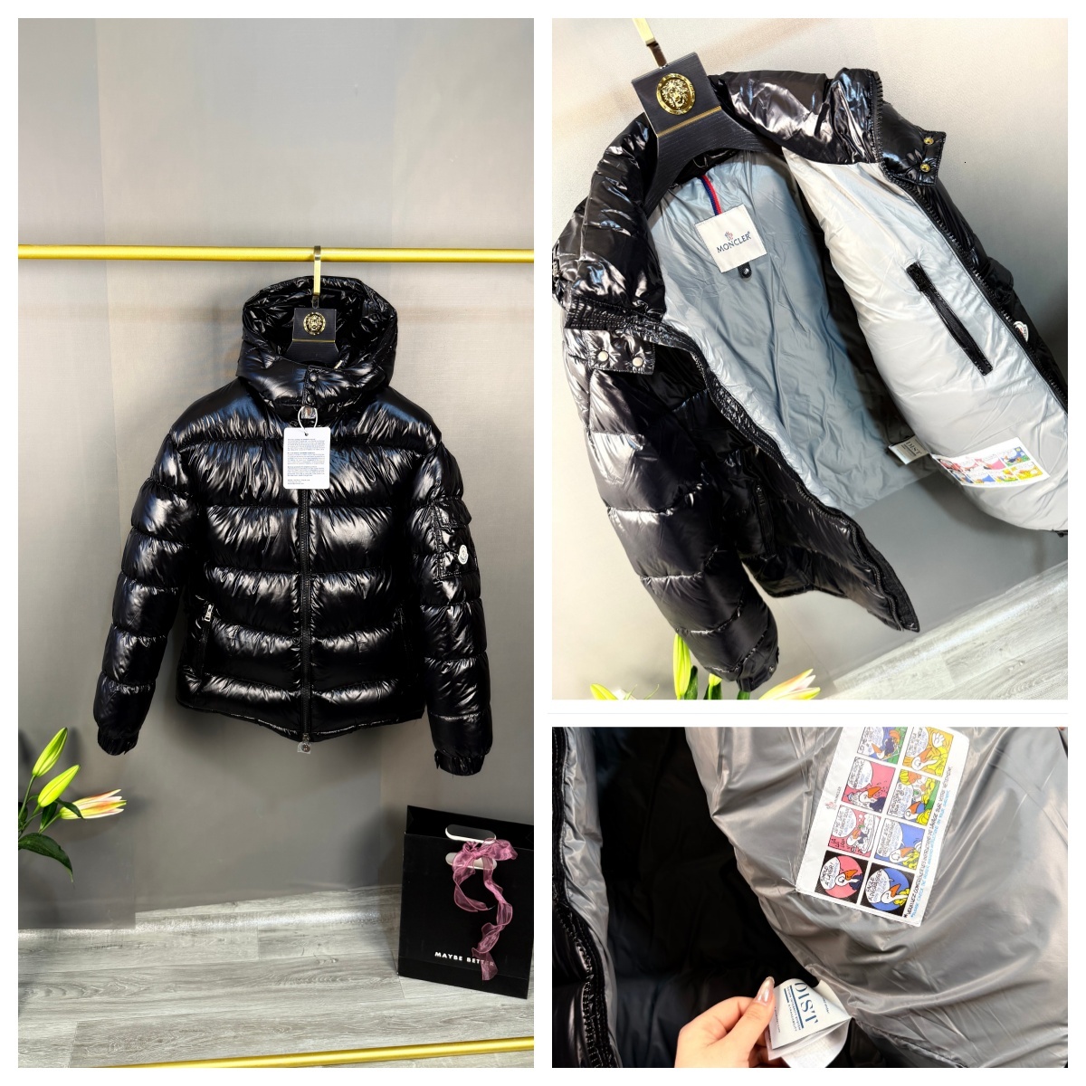 moncnr puffer winter jacket men Winter Warm Windproof Down Jacket Shiny Matte Material size M 5XL Couple Fashion Designer Parkas