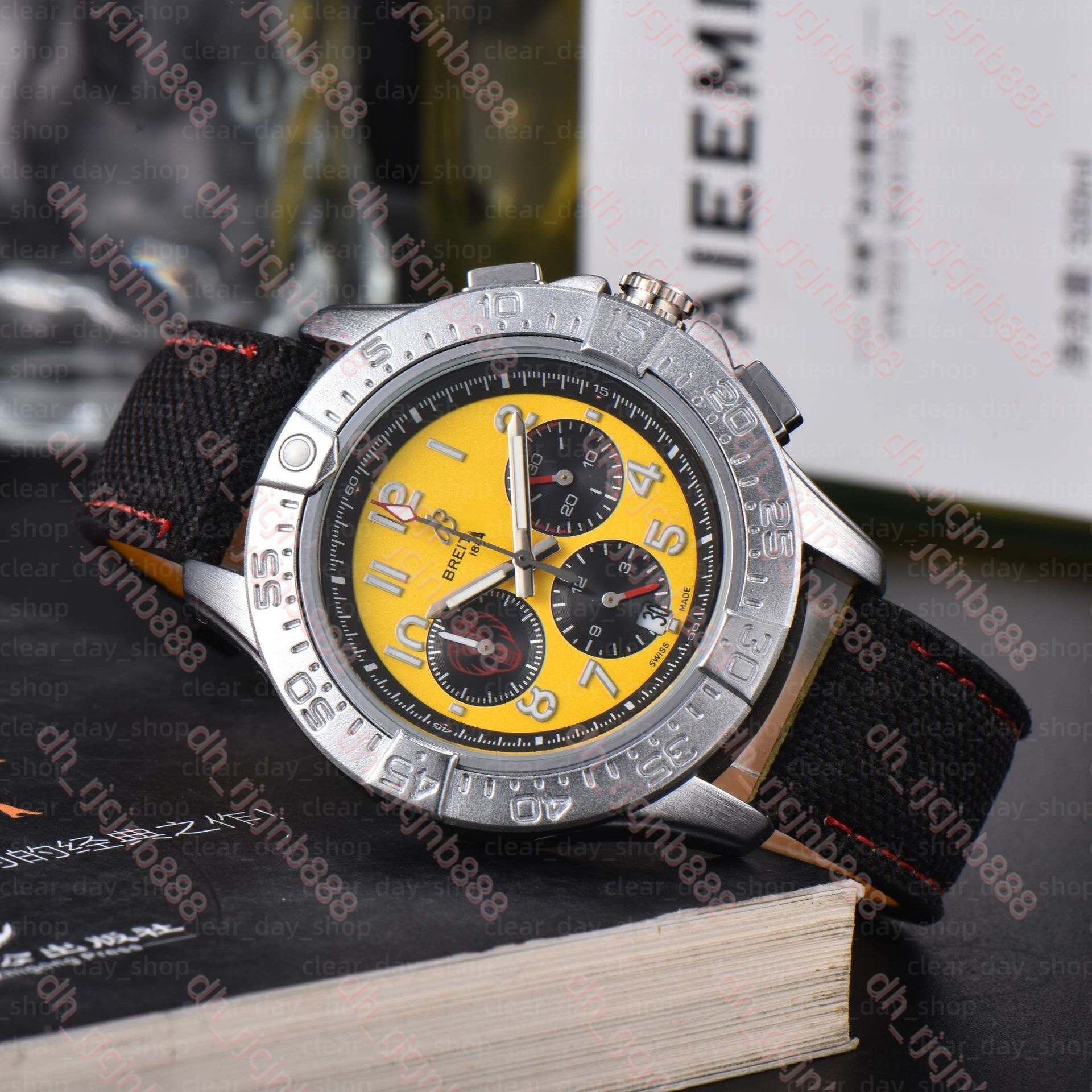 AAA Brbreilwatch Luxury Men Classic Fashion Br Watch Designer Watch High Quality Automatic/Quartz Movement Battery Stainless Steel Strap Watch f48