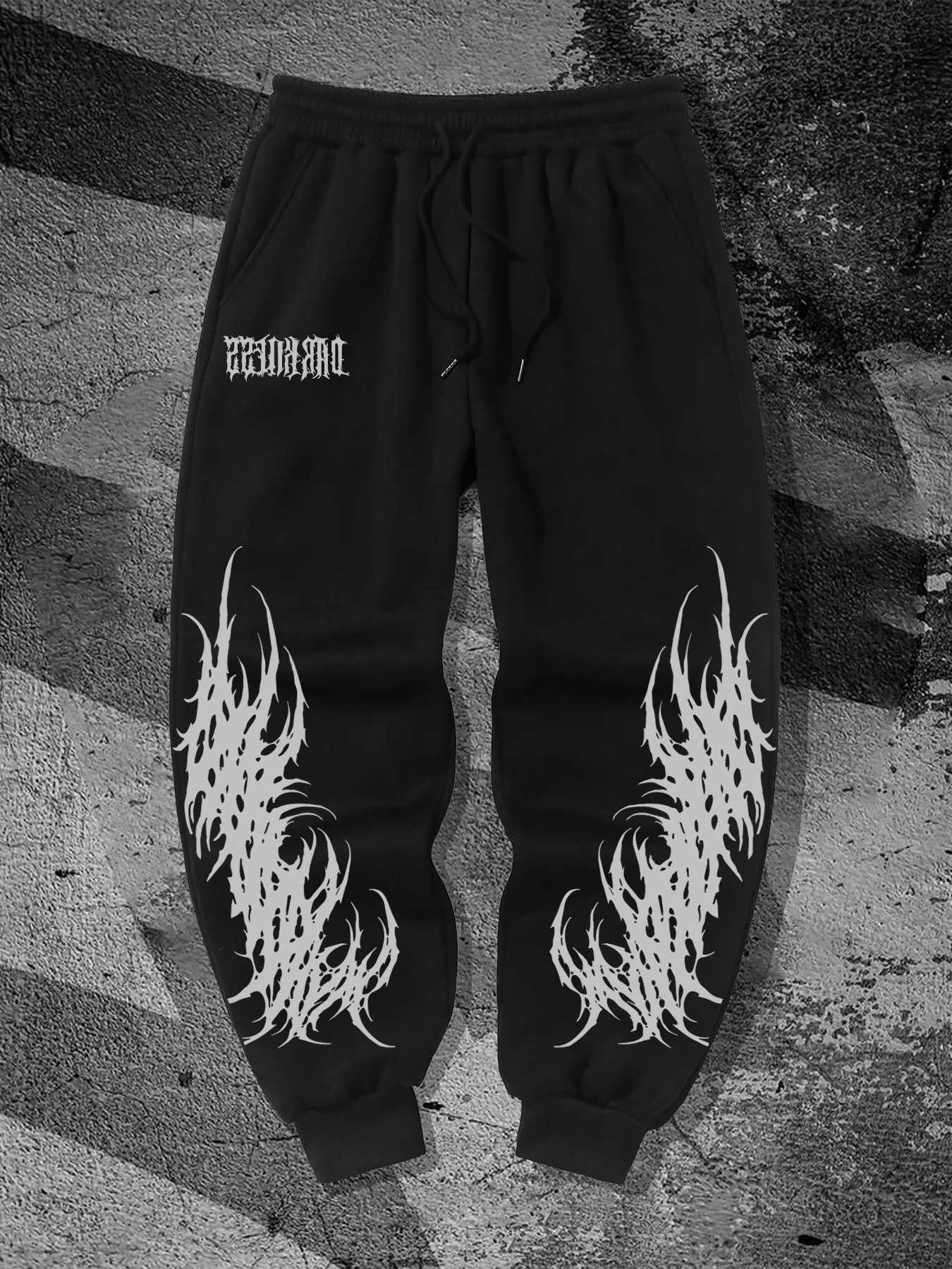 2026 Sweatpants 2026 New New Fashion Jogger Pants Men Darkness Gothic Print Streetwear Sweatpants For Hip Hop Style D260916