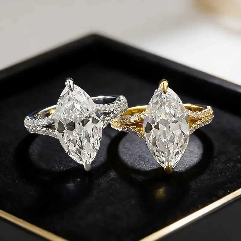 Ring Solitaire One Gem Solitaire Ring Minimalist Diamond Rings For Women High Quality Jewlery Woman one gem Sieraden Jewelry Jewelle S260916GFD1