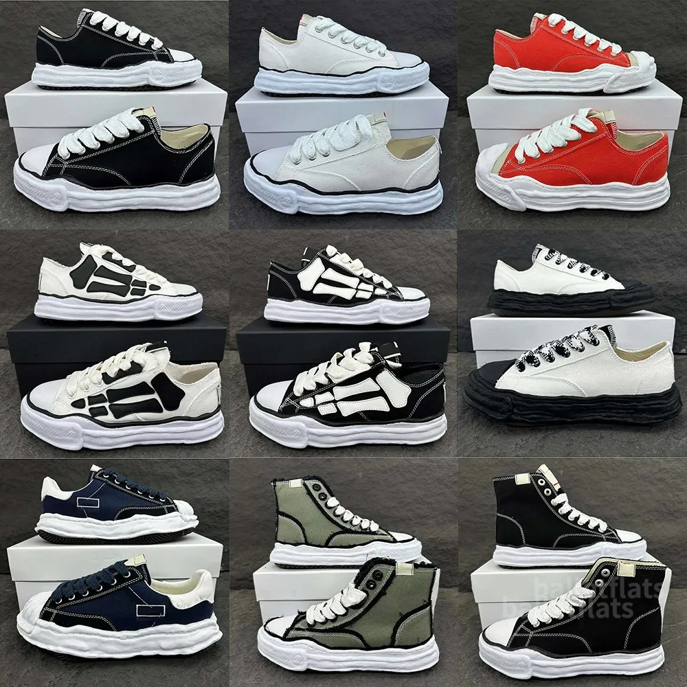 Top Quality Designer Mason Peterson OG Sole Canvas Mastermind Blakey Shoes Men Women New Casual Dissoed Low Natural Hank Blue Purple Green Black Sne