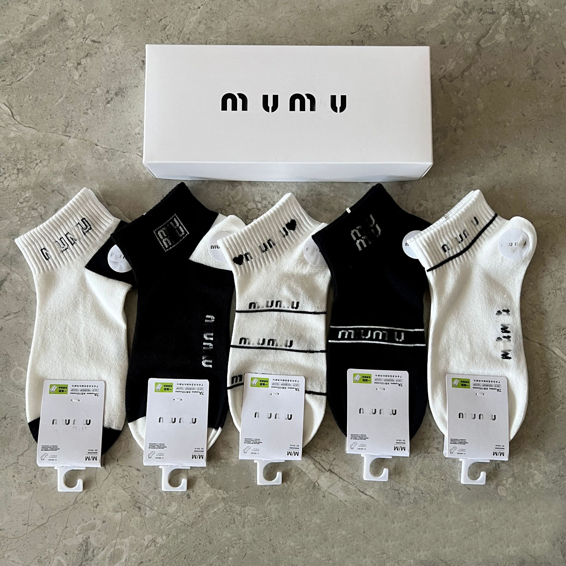 Y2K Lips Print Men's Crew Socks Retro Stripe Street Fashion Couple Socks Cotton Sports Casual short women Socks