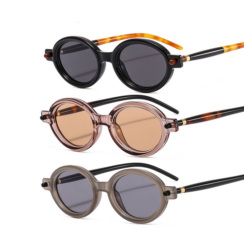 Fashion Oval Sunglasses Men 2026 Vintage Small Round Frame Sun Glasses Male Luxury Brand Retro Driving Gafas De Sol Hombre J260916
