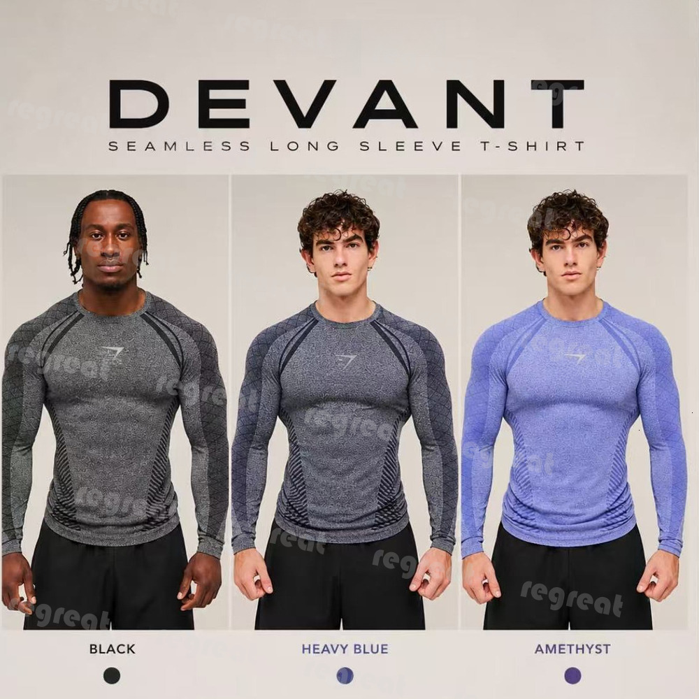 GYM set men mens shirt sharkes mens T-Shirts Gym Clothing Men Round Neck GYM sharkes set men Short pants Sports Long-Sleeved Run Fitness Vest Casual