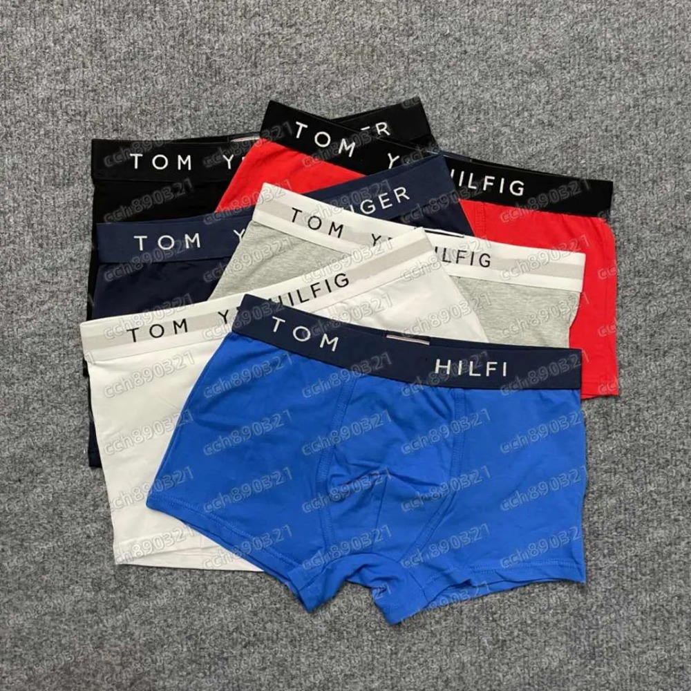 5 Pack Mens Cotton Boxer Shorts Fashion Designer Casual Underwear For Men Women