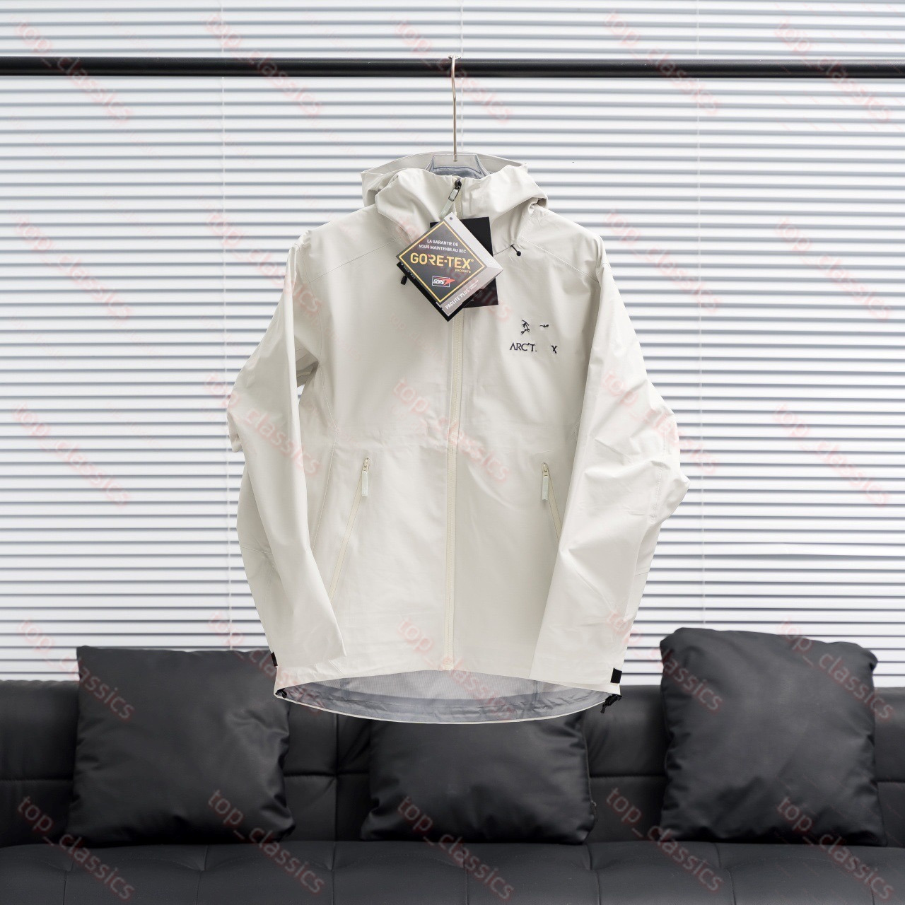 Men Women Arc Tyrex LT Hard Shell Jacket Hooded Zip Up Windbreaker Trendy Artery Outdoor High Quality Designer Fashion Clothes Jacket Trend Coat Arc
