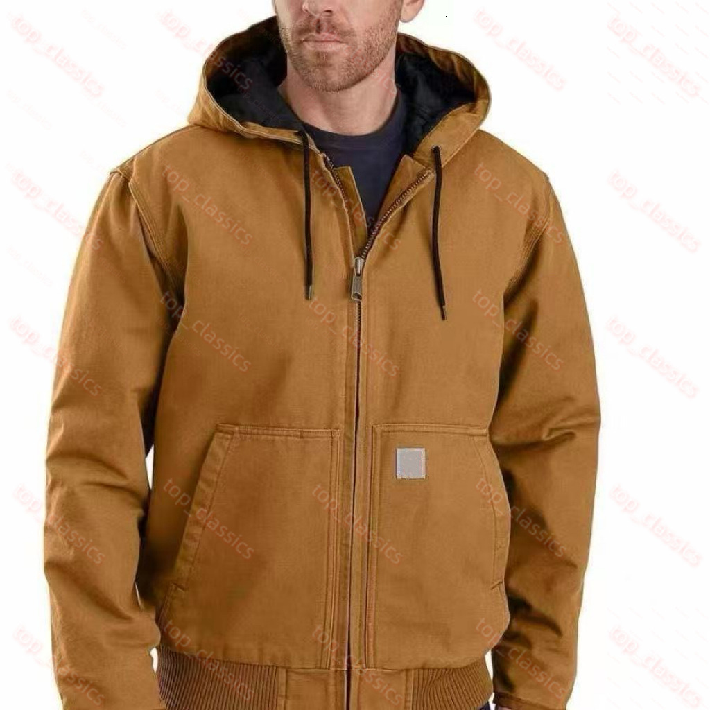 Carhartmens Jacket Men Designer Mens Jackets Winter Jacket Spring Autumn Men Carharett Jackets Windbreaker Jacket Women Men Parka Zipper Thick Warm