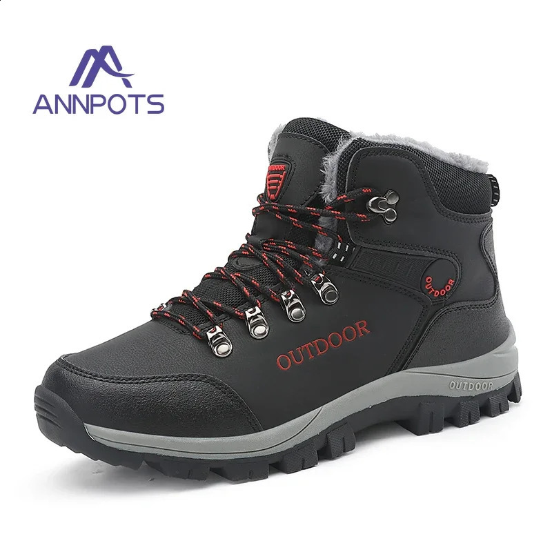 Winter Hightop Cotton Shoes Men Snow Boots Autumn Outdoor Hiking Nonslip Warmth Comfortable Watertight Fashion Vintage 260916