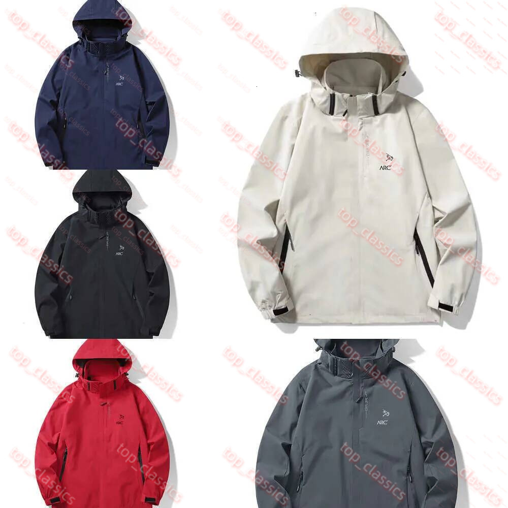 Artery Ski Hoodie Lightweight Jacket Luxury Designer Arcts Windbreaker Unisex Couple Outdoor Sports Versatile Breathable Windproof Spring Autumn Arc