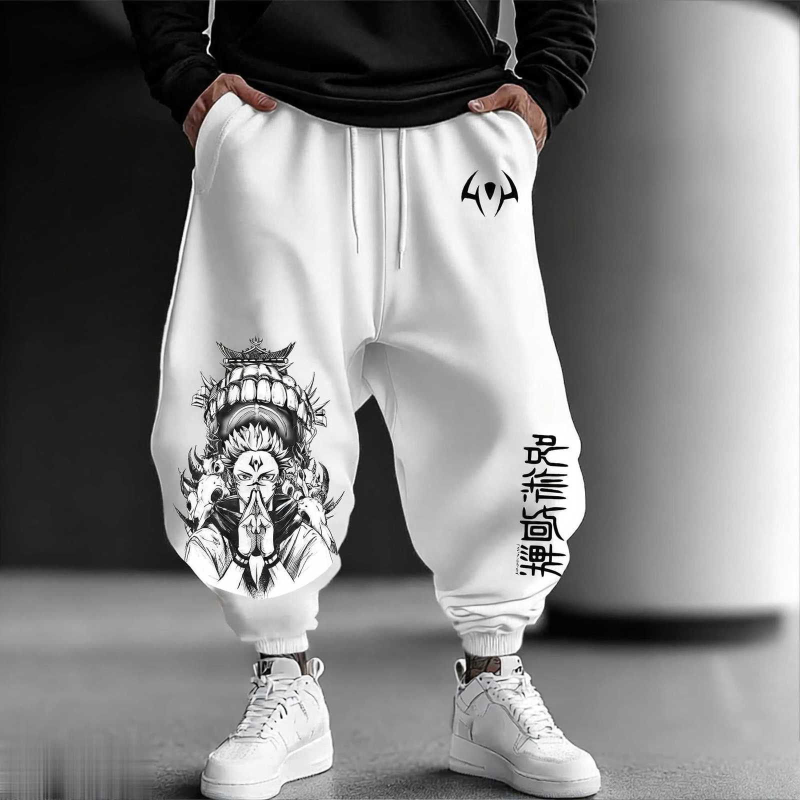 Pants Jujutsu Kaisen Men Jogging Loose Casual Sweatpants Japanese Anime Print Streetwear Graphic Hip Hop Trousers Y2k Clothes D260916