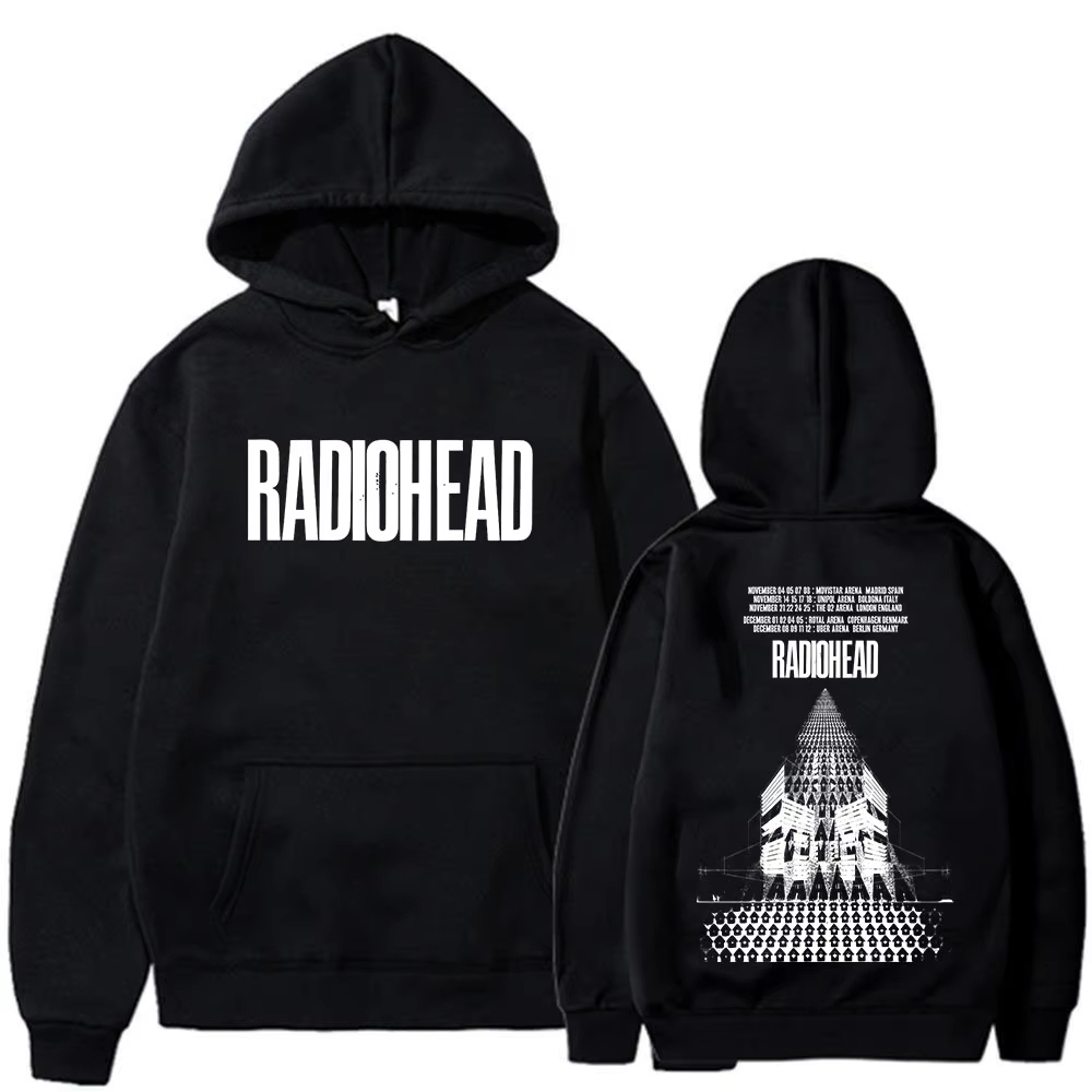 Rock Band Radiohead Return To The Road European Tour Fans Gift Hoodies Men's Women Clothing Fashion Oversized Hooded Sweatshirts 26L0916