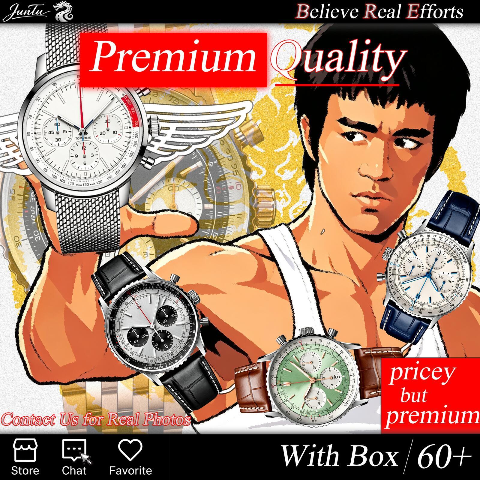 2027 Mens Automatic/quartz Chronograph Watch Breils Watch Sapphire Crystal Glass Stainless Steel/leather/rubber Strap Free Shipping With Gift Box 31