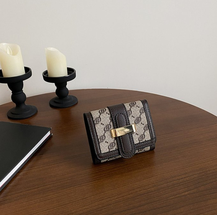 TB BHULAMTE 2025 New Women's Long Classic Short Wallet Multi-Card Slot Card Holder 70% Off Versatile Clutch